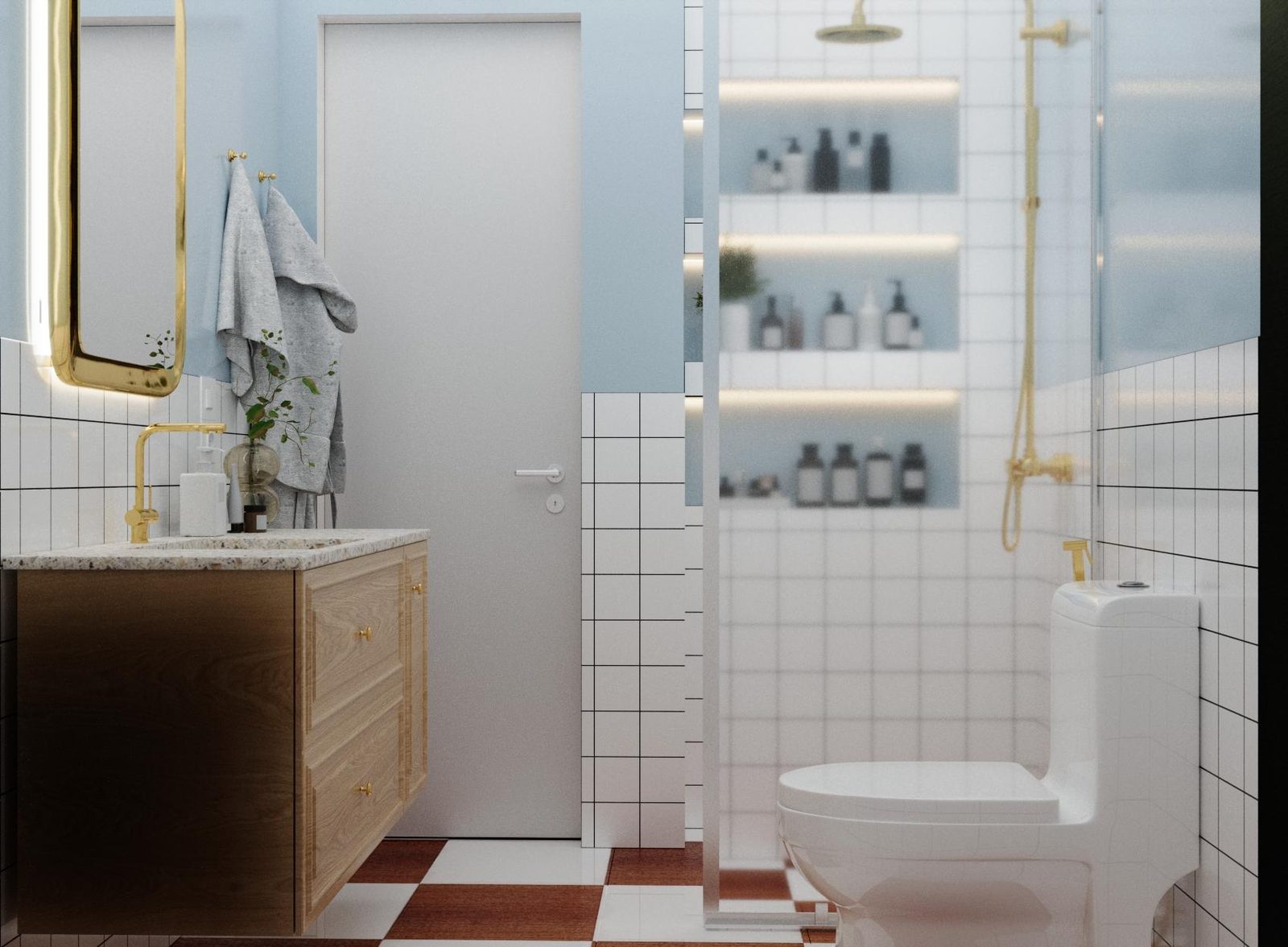 Color Composition — Bathroom, view 2