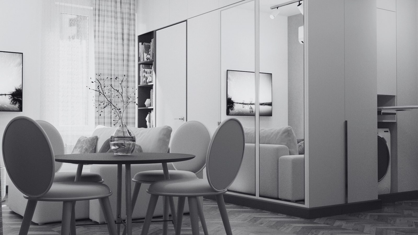 Interior visualization detail