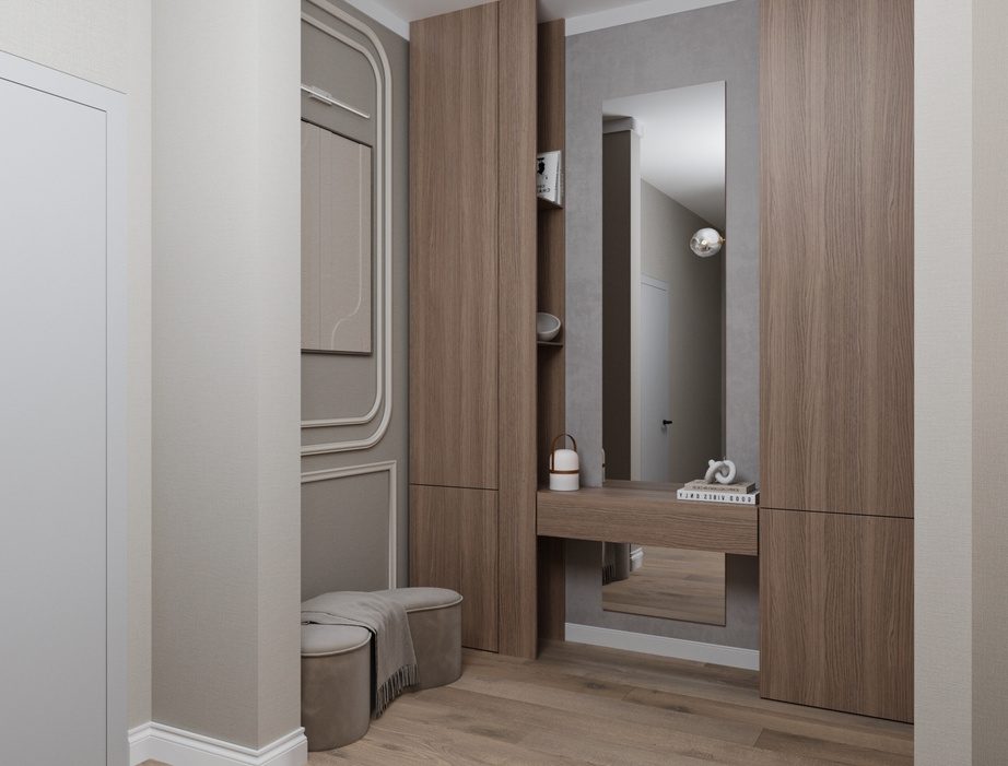 Modern Apartment — Hallway, view 1
