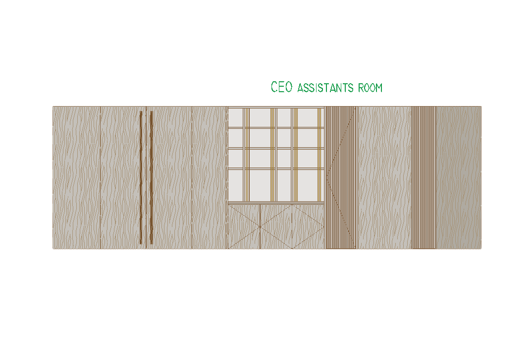 Office Design — Assistant office elevation