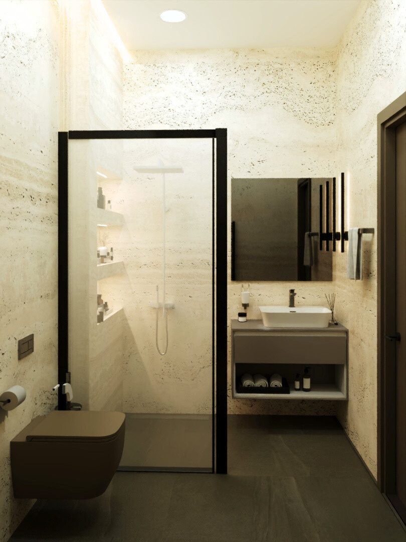 Spacial Redesign — Bathroom, view 1