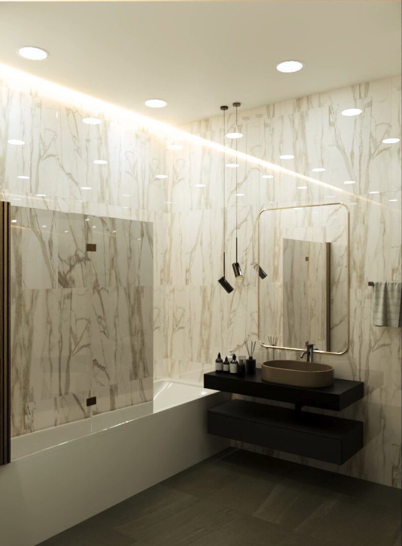 Spacial Redesign — Bathroom, view 4